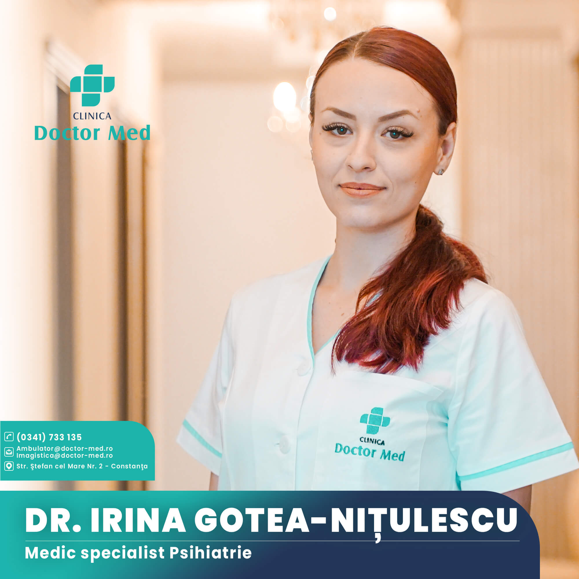 INTERVIU | Dr. Irina Goțea Nițulescu, medic specialist în Psihiatrie: „Sănătatea psihică și cea fizică merg mână în mână“