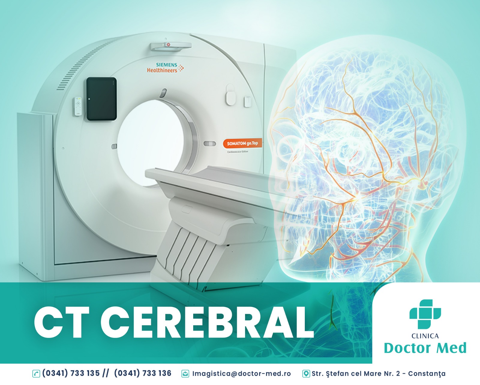 CT Cerebral la clinica Doctor Med