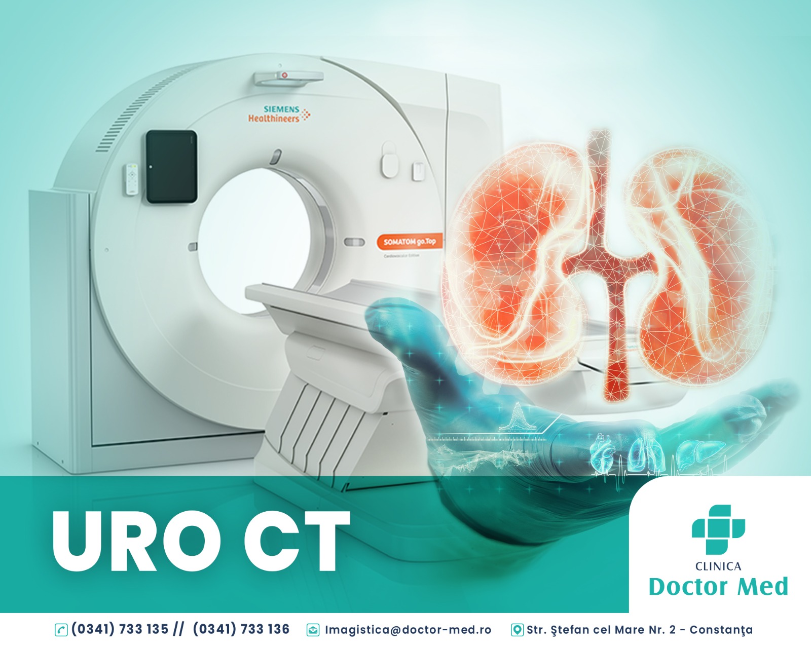 Examinarea Uro CT, superioară urografiei clasice