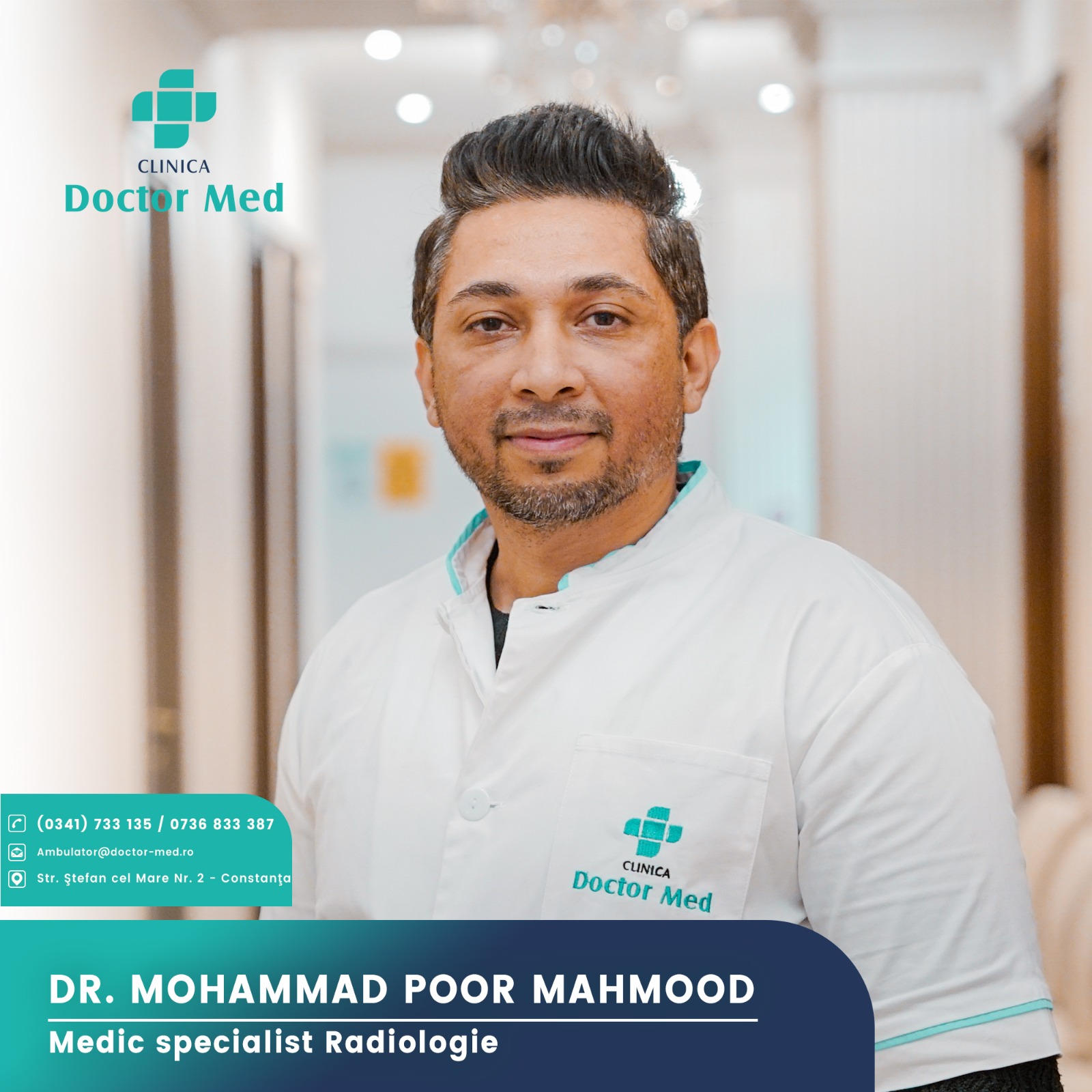 Dr. Mohammad Poor Mahmood – medic specialist Radiologie și Imagistică medicală la Clinica Doctor Med