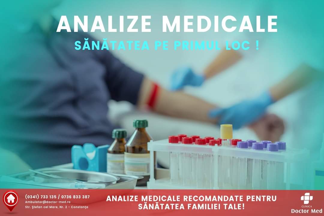 Ai nevoie de analize de laborator? Vrei o interpretare corectă a rezultatului?