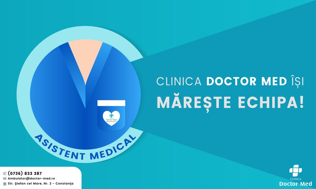 Clinica Doctor Med angajează asistent medical