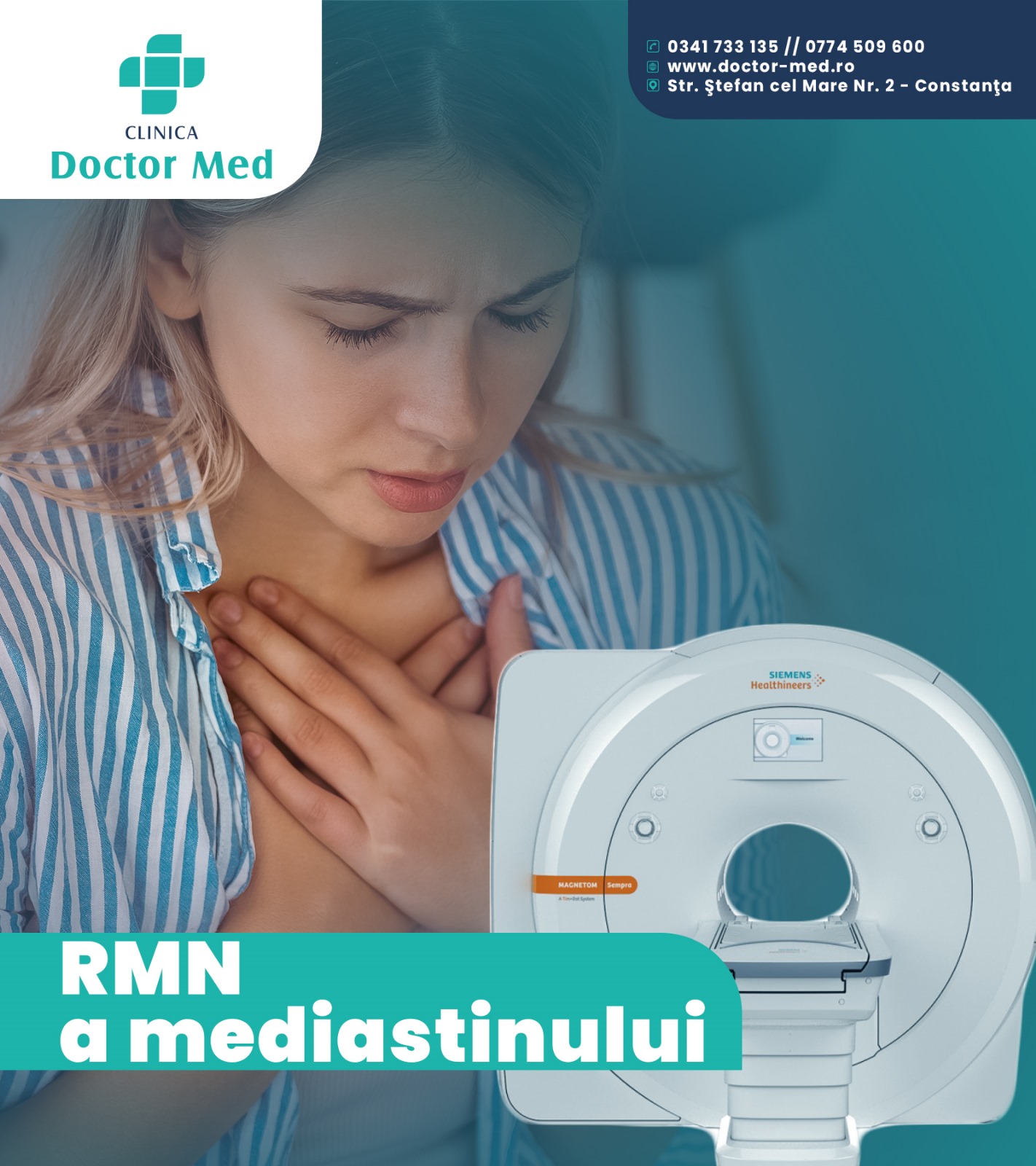 Rezonanță magnetică (RMN) a mediastinului