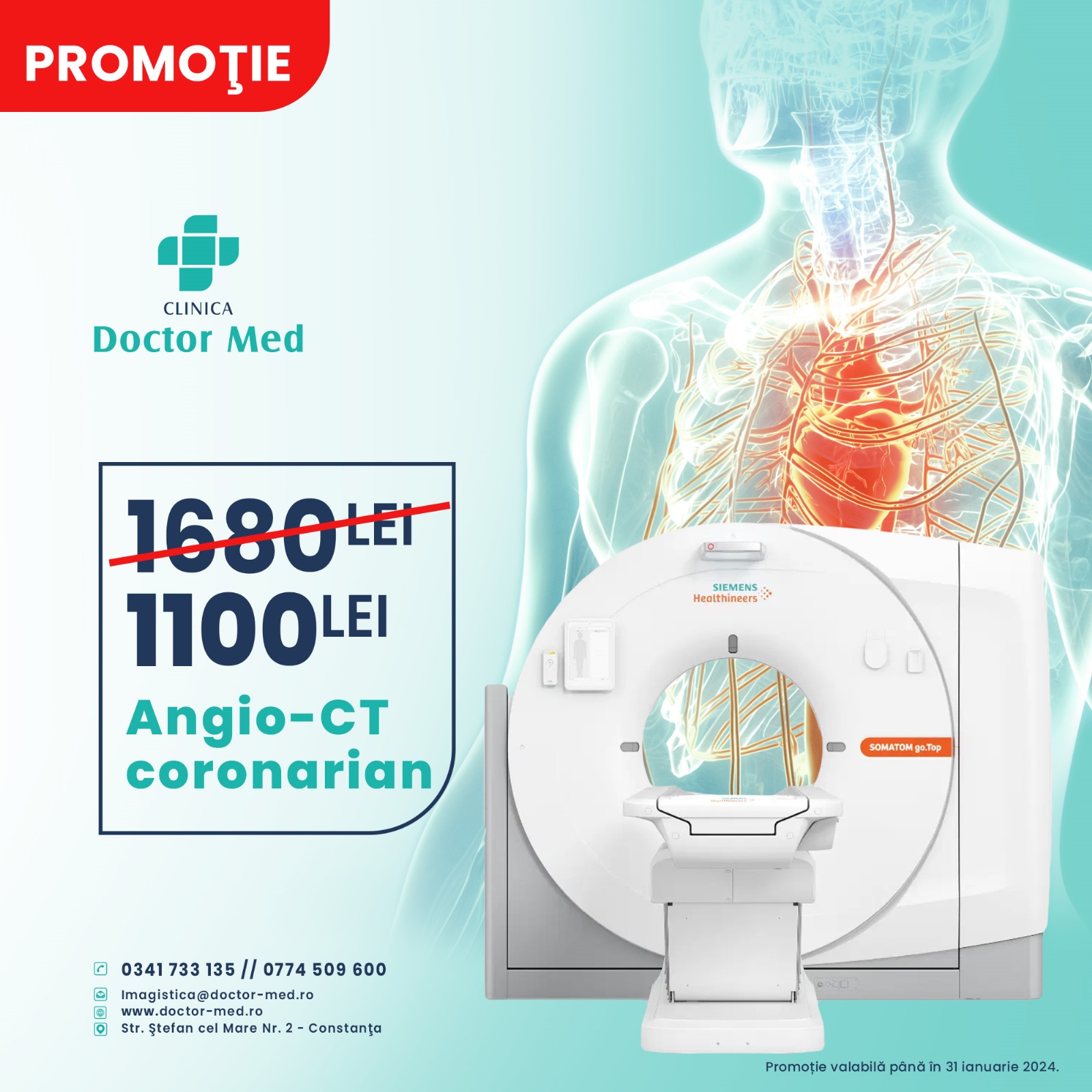 PROMOTIE! – Angio-CT coronarian