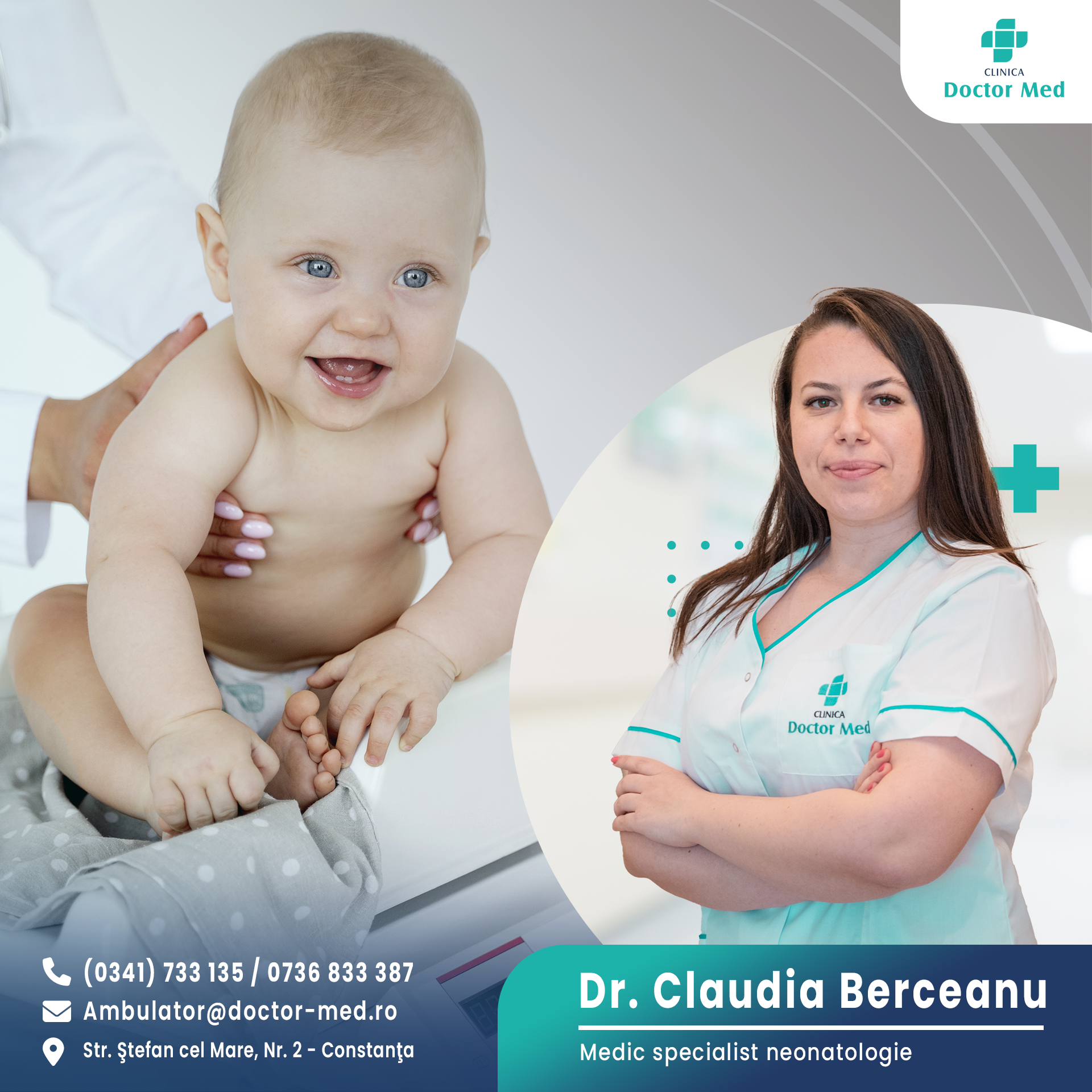 Neonatologia la Clinica Doctor Med  – cu dragoste și grijă pentru cei mai mici pacienți