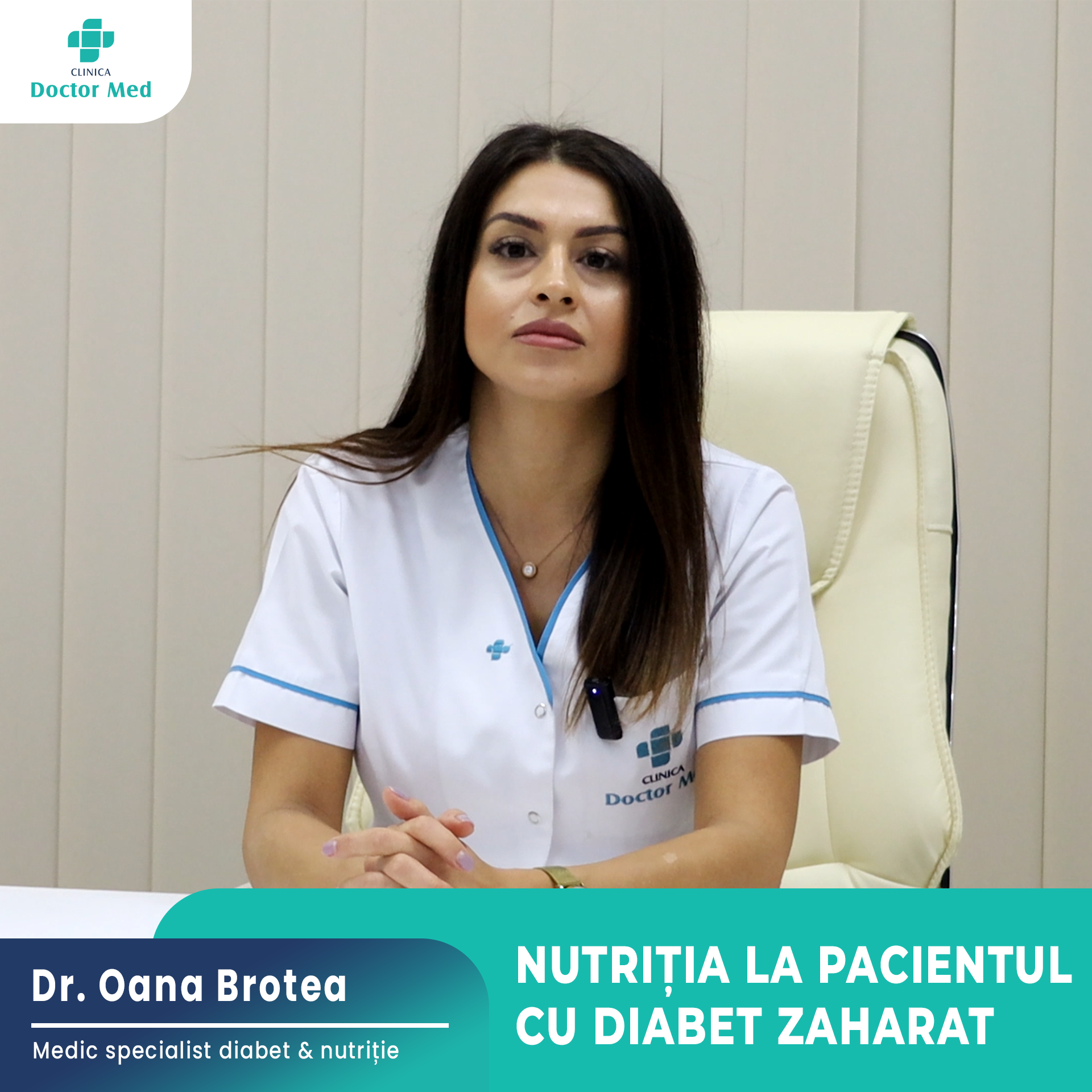 Interviu cu Dr. Oana Brotea – Nutriția la Pacientul cu Diabet Zaharat